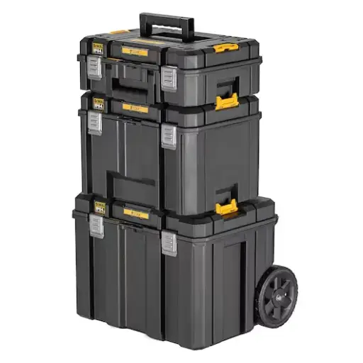 [DWST83517-1] DEWALT DWST83517-1 TSTAK IP54 Mobile Box, Deep Box & Shallow Box Bundle - Mobile Wheeled Toolbox Storage