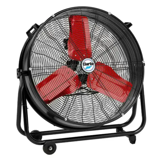 [CAM20R] Clarke 3230444 CAM20R 20" High Output Orbital Drum Fan (230V) - 360° tilting and rotating